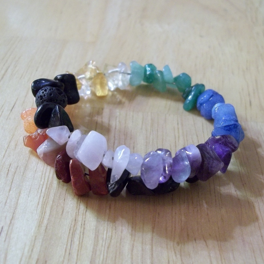Colorful Chakra Diffuser Bracelet - image 2